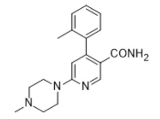 3-Pyridinecarboxamide, 4-(2-methylphenyl)-6-(4-methyl- 1-piperazinyl)- 342417-01-0
